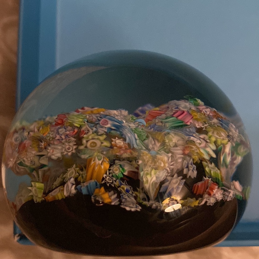 Perthshire Millefiori Scramble Paperweight - Picture 5 of 7